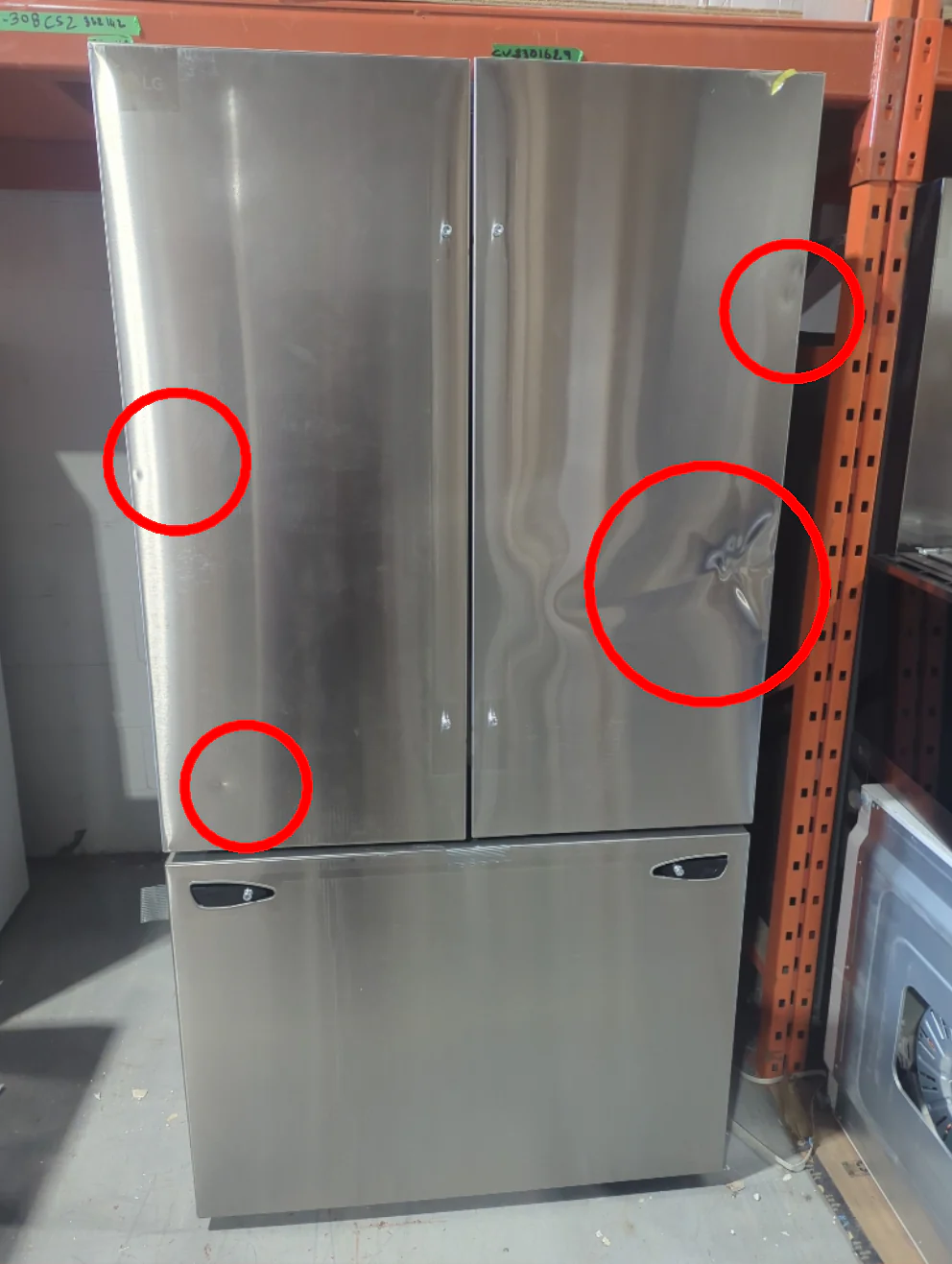 LRFLC2706S - REFRIGERATORS - LG - French 3-Door - Stainless Steel - Open Box - Image 2
