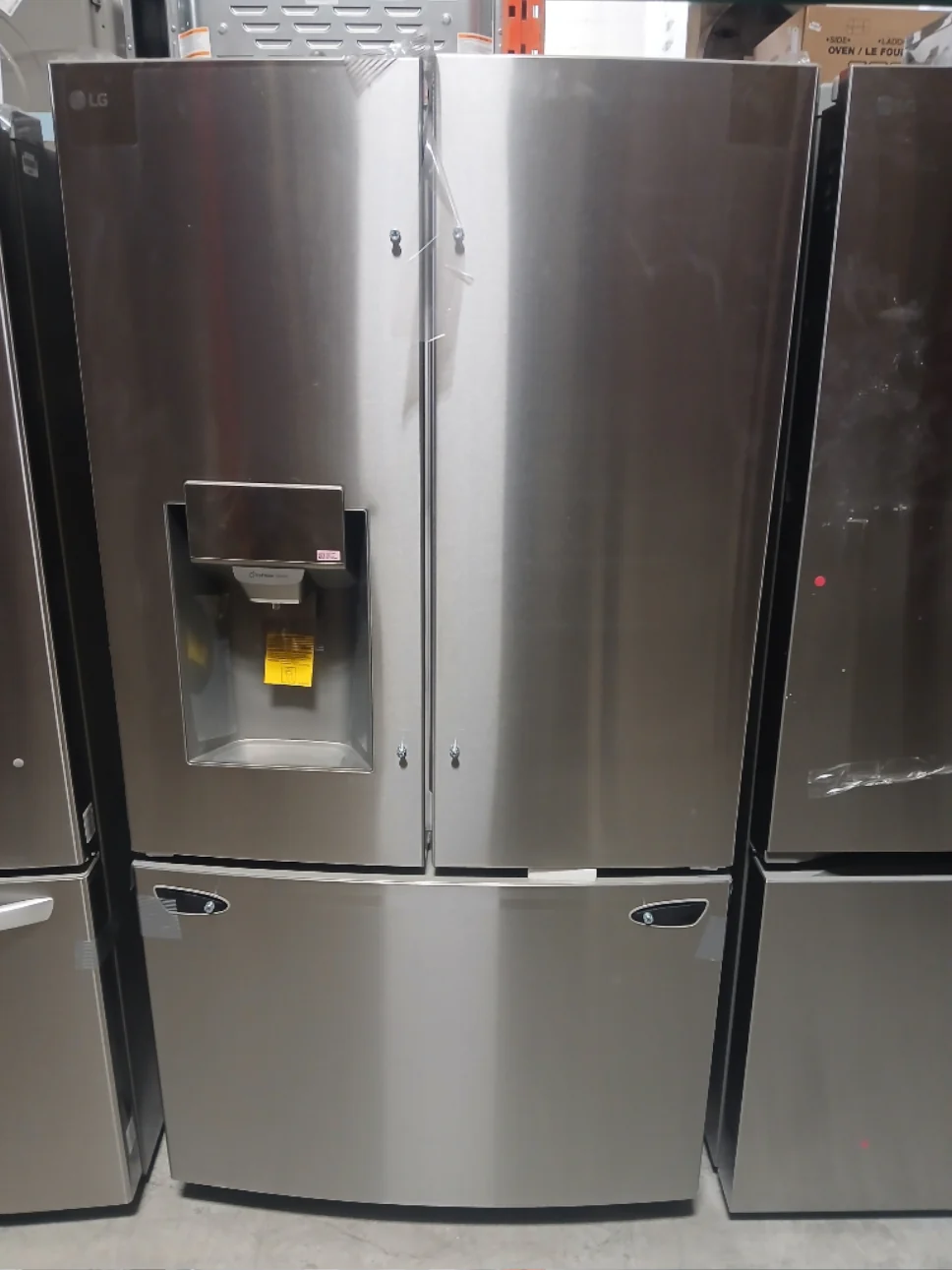 LRFS28XBS - REFRIGERATORS - LG - French 3-Door - Stainless Steel - Open Box - Image 2