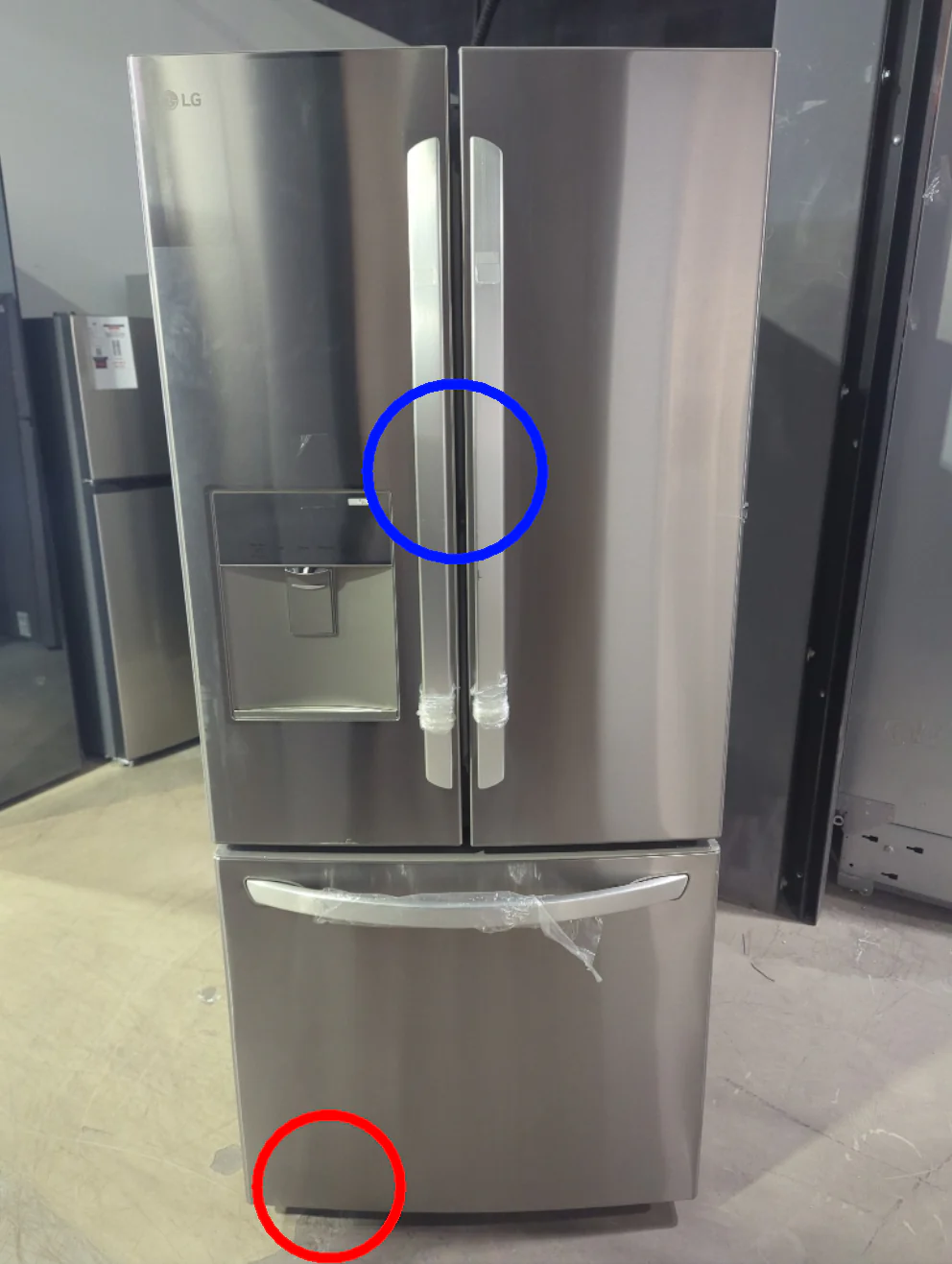 LRFWS2200S - REFRIGERATORS - LG - French 3-Door - Stainless Steel - Open Box - Image 2