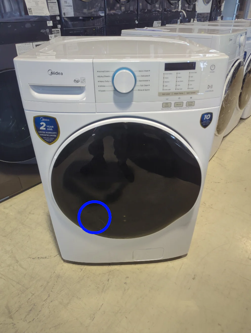 MLH52N5AWW - WASHERS - Midea - Front Loading - White - Open Box - Image 2