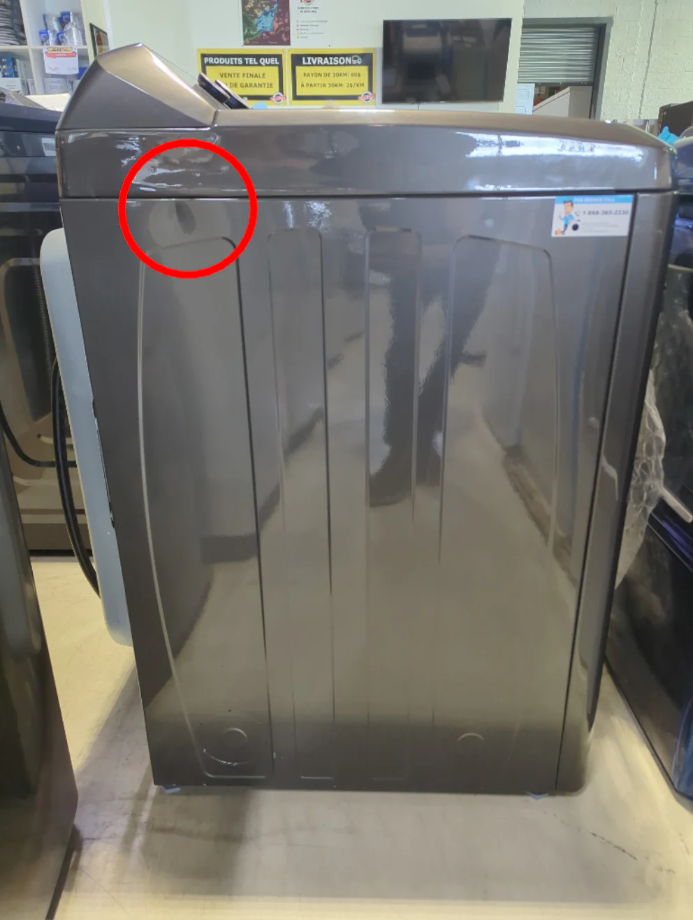 MLTE47A5BGG - DRYERS - Midea - Electric - Metallic Grey - Open Box - Image 4