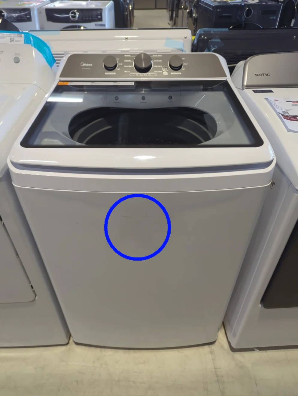 MLTW47A5BWW - WASHERS - Midea - Top Loading - White - Open Box - Image 2