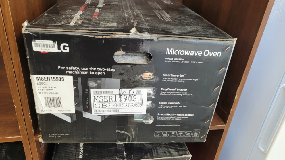 MSER1590S - MICROWAVES OVENS - LG - Countertop - Stainless Steel - Open Box - Image 2