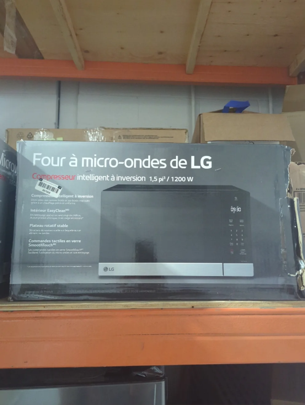 MSER1590S - MICROWAVES OVENS - LG - Countertop - Stainless Steel - Open Box - Image 2