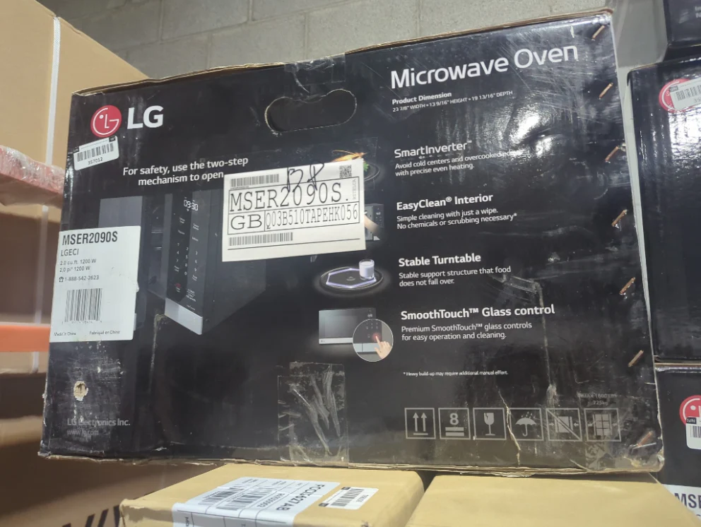 MSER2090S - MICROWAVES OVENS - LG - Countertop - Black - Open Box - Image 2
