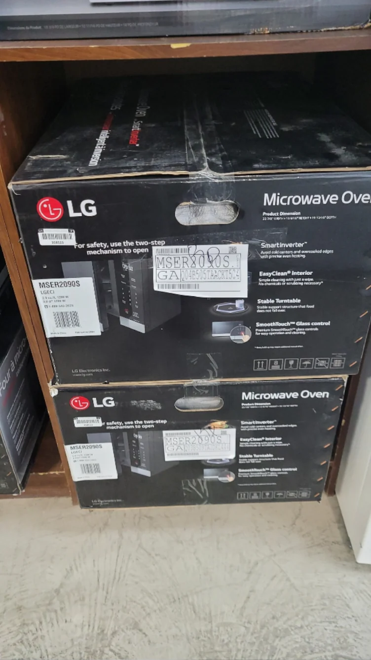 MSER2090S - MICROWAVES OVENS - LG - Countertop - Black - Open Box - Image 2