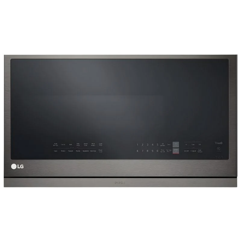 MVEL2137D - MICROWAVES OVENS - LG - Over-The-Range - Black Stainless - Open Box