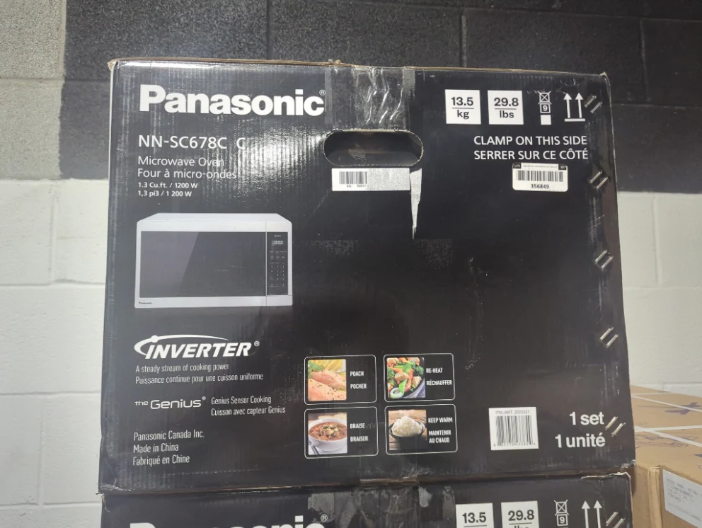 NNSC678CC - MICROWAVES OVENS - Panasonic - Countertop - Stainless Steel - Open Box - Image 2