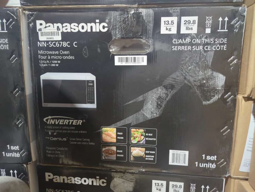 NNSC678CC - MICROWAVES OVENS - Panasonic - Countertop - Stainless Steel - Open Box - Image 2