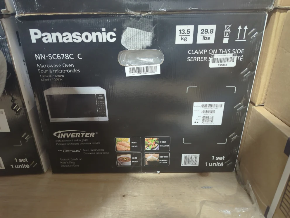 NNSC678CC - MICROWAVES OVENS - Panasonic - Countertop - Stainless Steel - Open Box - Image 2