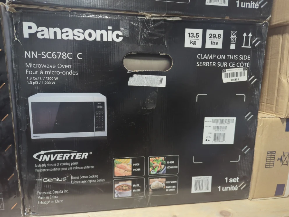 NNSC678CC - MICROWAVES OVENS - Panasonic - Countertop - Stainless Steel - Open Box - Image 2