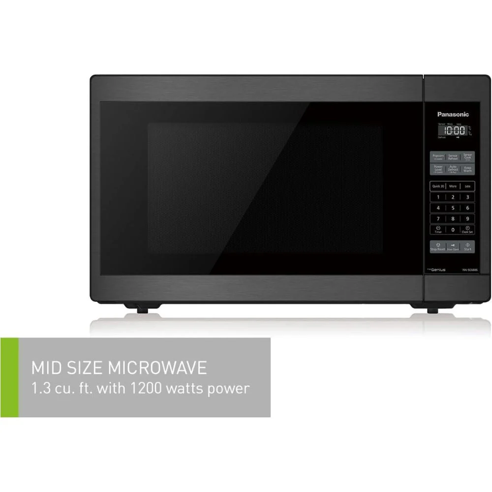 NNSC688SC - MICROWAVES OVENS - Panasonic - Countertop - Black Stainless - Open Box - Image 4