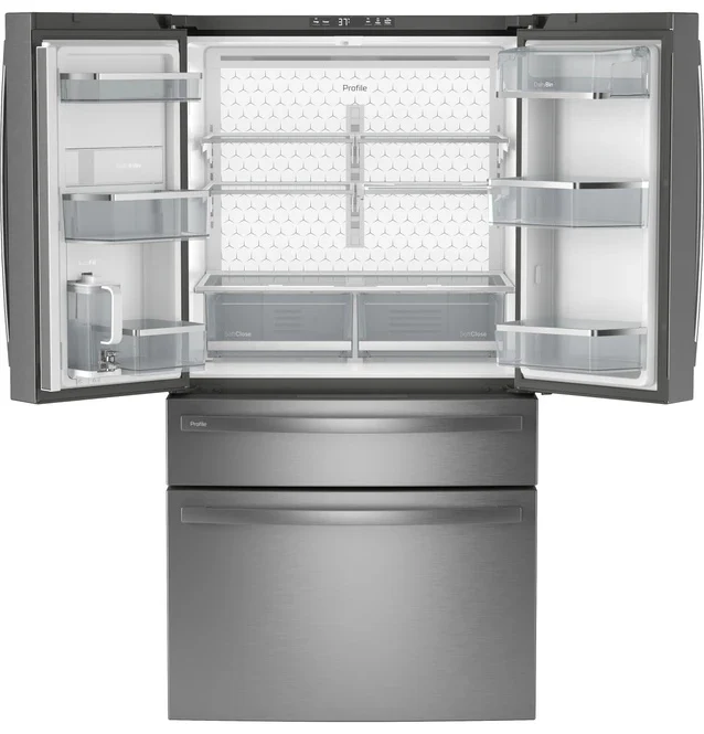 PGE29BYTFS - REFRIGERATORS - GE Profile - French 4-Door - Stainless Steel - Open Box - Image 2
