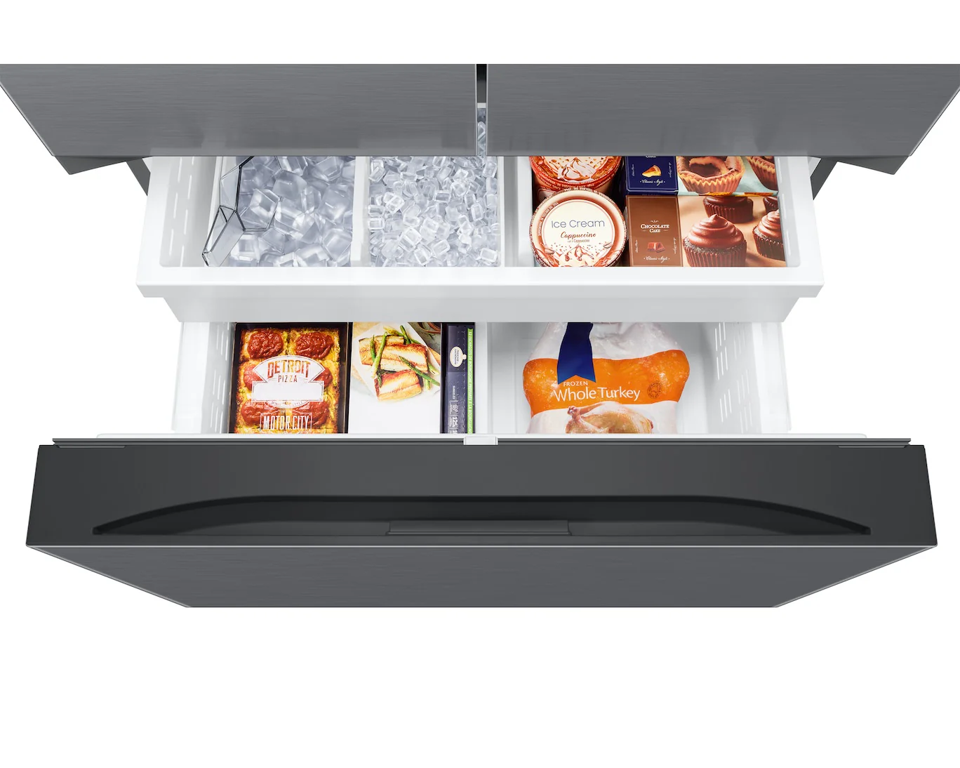 RF27CG5010S9AA - REFRIGERATORS - Samsung - French 3-Door - Stainless Steel - Open Box - Image 6