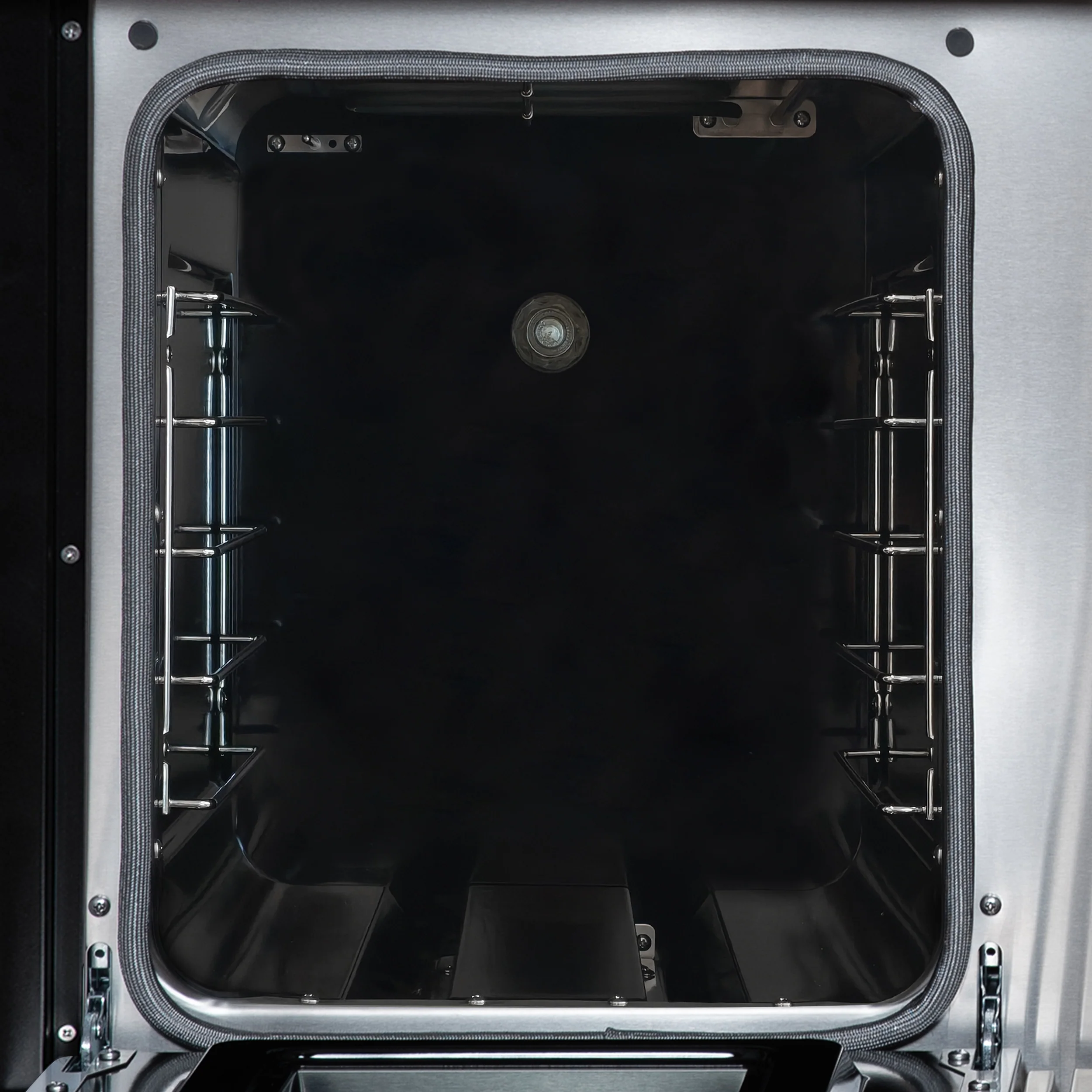 Valente 48" Dual Fuel Range in Black, 8 Sealed Burners, 94 000 BTU Cooktop Output, 6.7 Cu.Ft. Double Oven, Telescopic Racks - Image 16