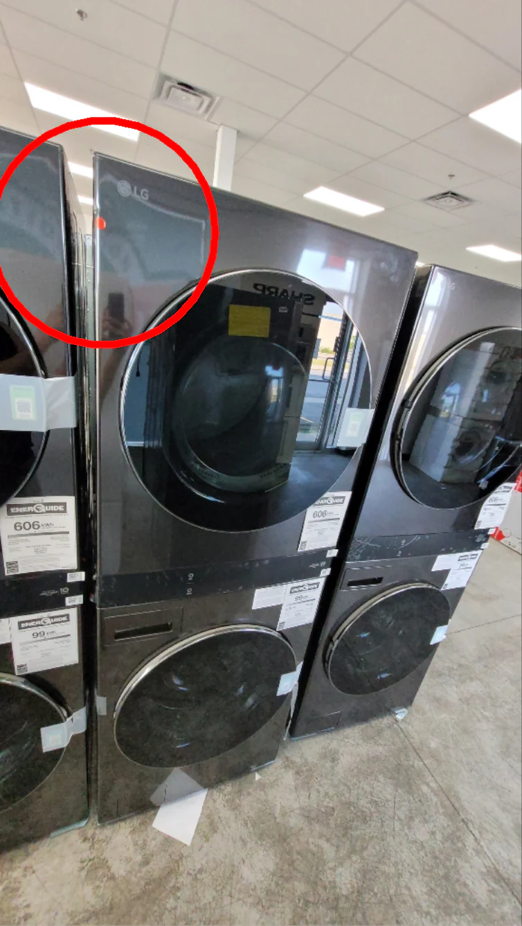 WKEX300HBA - LAUNDRY CENTERS - LG - Stacked Washer/Dryer - Electric - Black Stainless Steel - Open Box - Image 2