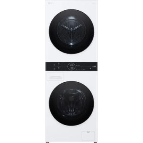 WKHC152HWA - LAUNDRY CENTERS - LG - Stacked Washer/Dryer - Electric - White - Open Box