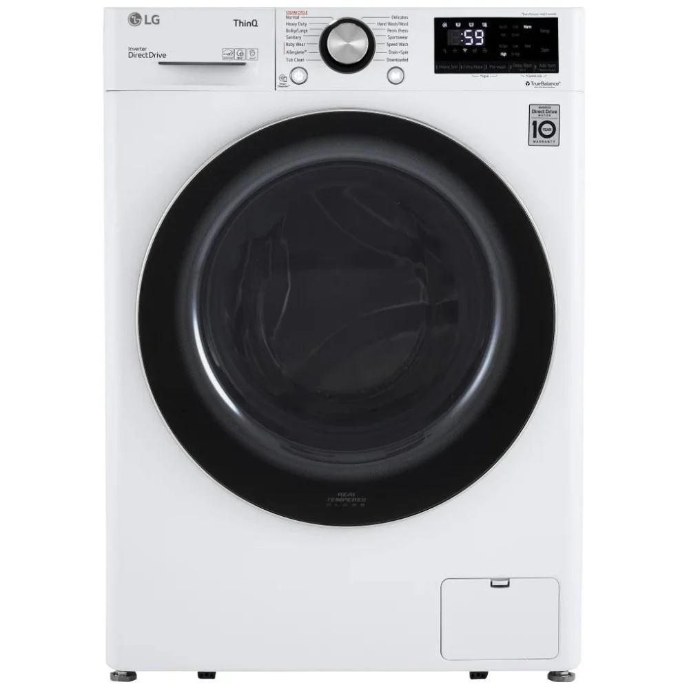 WM1455HWA - WASHERS - LG - Front Loading - White - Open Box