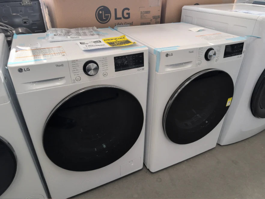 WM1455HWA - WASHERS - LG - Front Loading - White - Open Box - Image 2