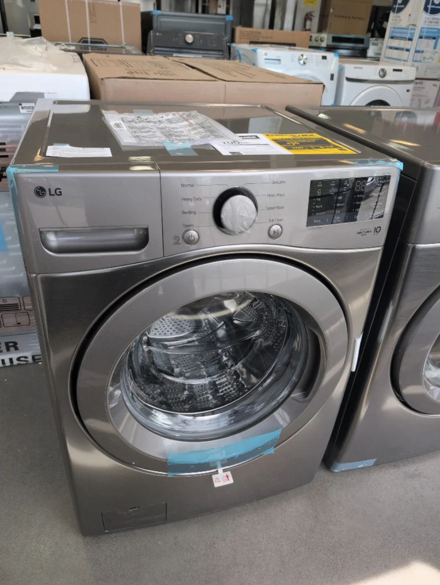 WM3400CV - WASHERS - LG - Front Loading - Graphite Steel - Open Box - Image 2
