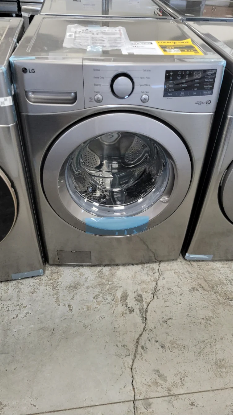 WM3400CV - WASHERS - LG - Front Loading - Graphite Steel - Open Box - Image 2