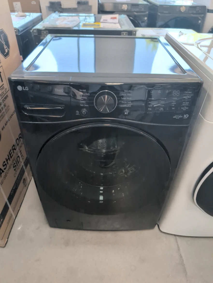 WM3580CX - WASHERS - LG - Front Loading - Black Stainless - Open Box - Image 2