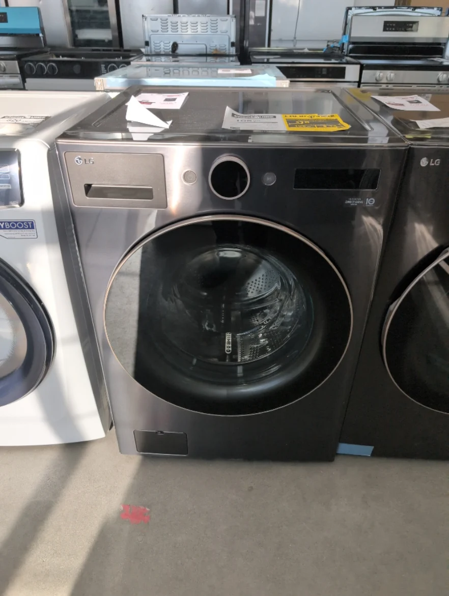 WM6500HBA - WASHERS - LG - Front Loading - Black Stainless - Open Box - Image 2