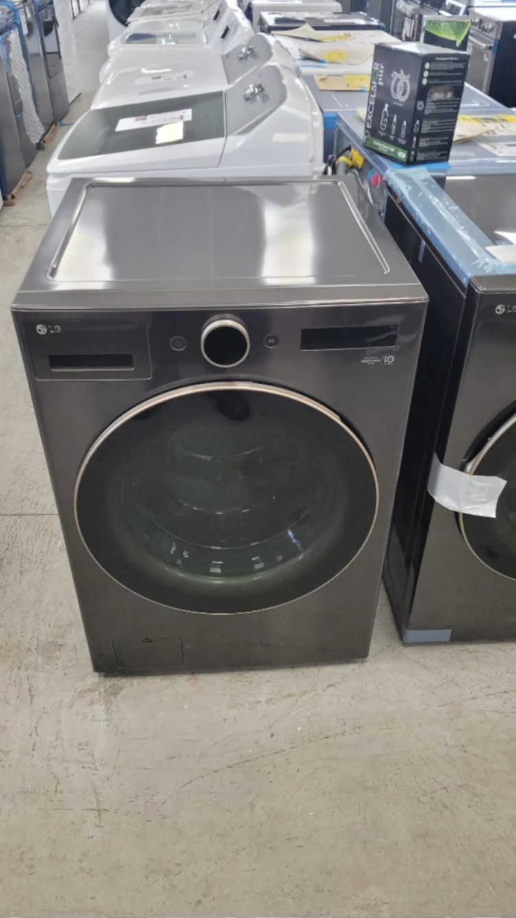 WM6500HBA - WASHERS - LG - Front Loading - Black Stainless - Open Box - Image 2