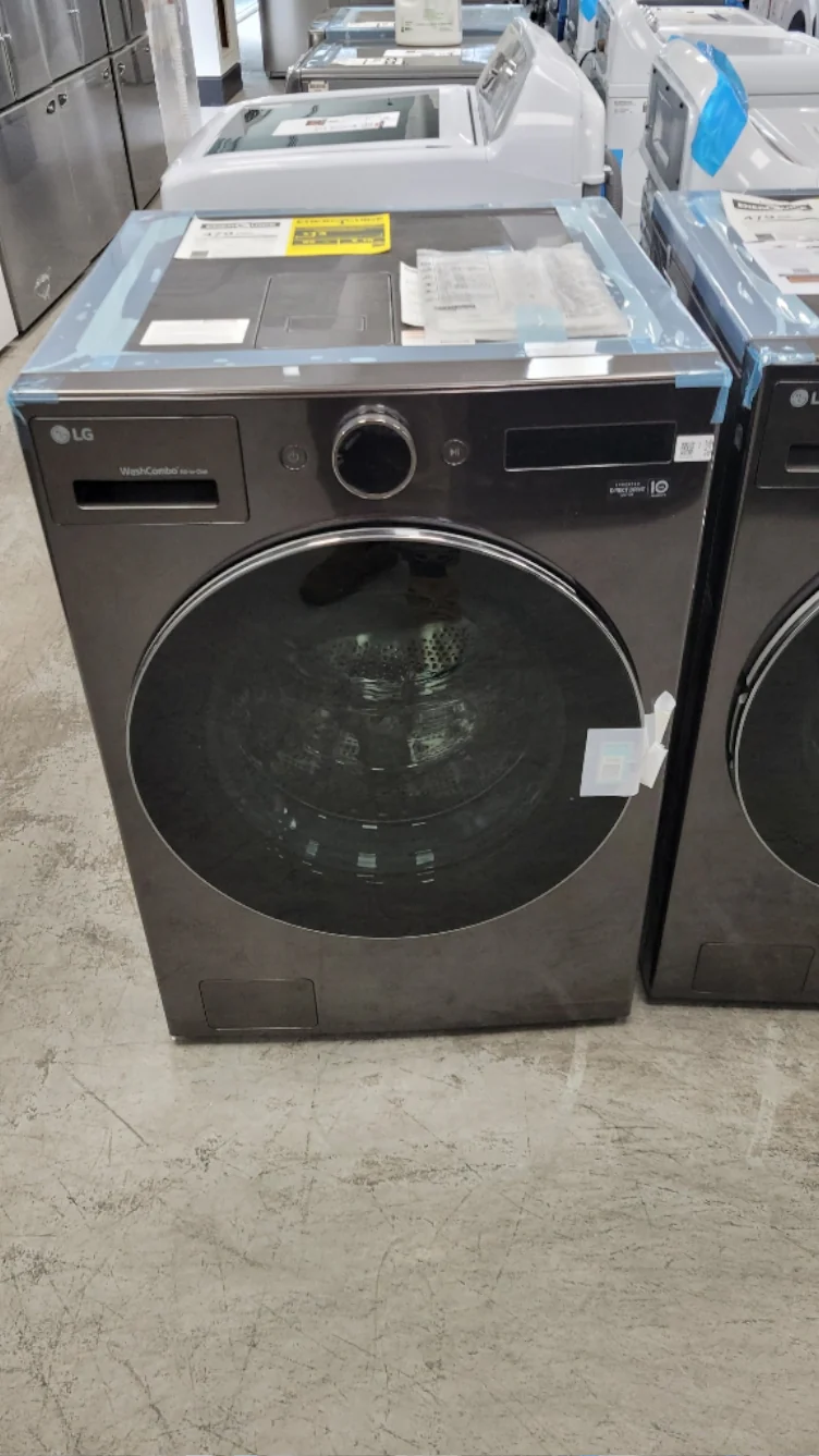 WM6998HBA - LAUNDRY CENTERS - LG - All-In-One - Electric - Black Stainless Steel - Open Box - Image 2