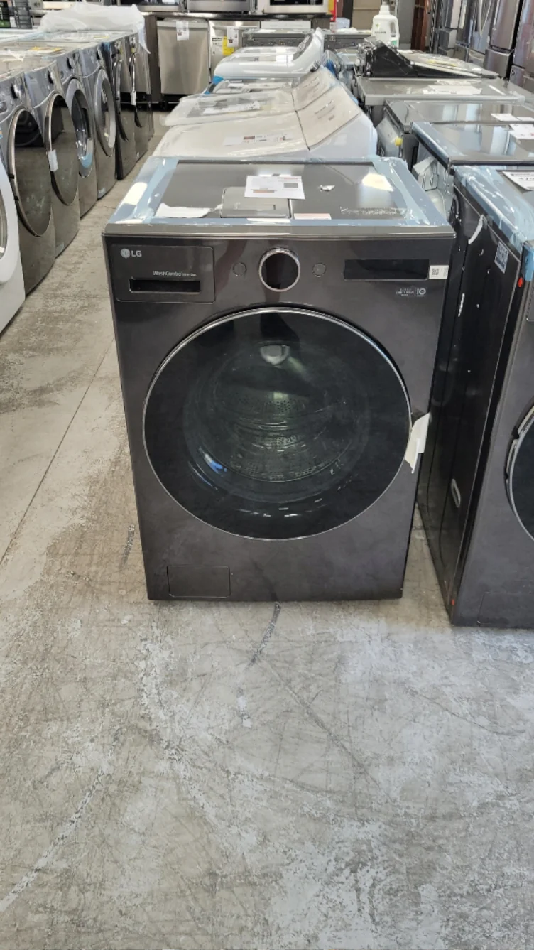 WM6998HBA - LAUNDRY CENTERS - LG - All-In-One - Electric - Black Stainless Steel - Open Box - Image 2