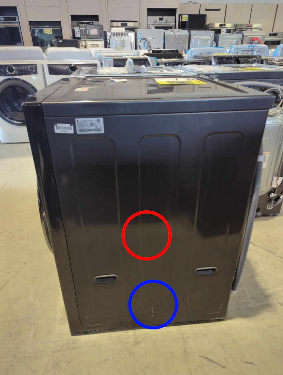 WM6998HBA - LAUNDRY CENTERS - LG - All-In-One - Electric - Black Stainless Steel - Open Box - Image 4