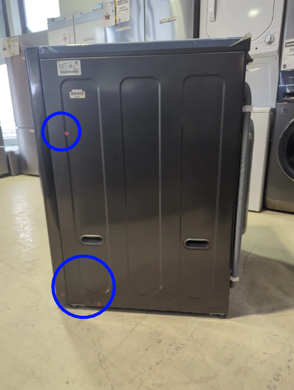 WM6998HBA - LAUNDRY CENTERS - LG - All-In-One - Electric - Black Stainless Steel - Open Box - Image 3
