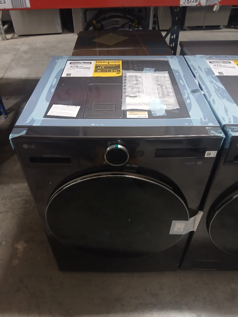 WM6998HBA - LAUNDRY CENTERS - LG - All-In-One - Electric - Black Stainless Steel - Open Box - Image 2