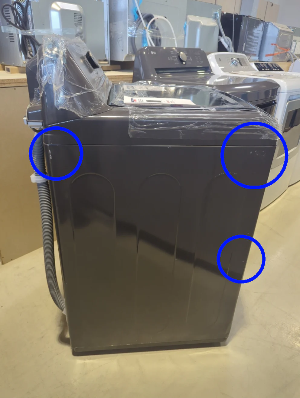 WT6105CM - WASHERS - LG - Top Loading - Grey - Open Box - Image 4